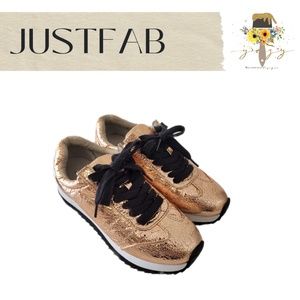 JUSTFAB, Rose Gold, Sneakers, 6